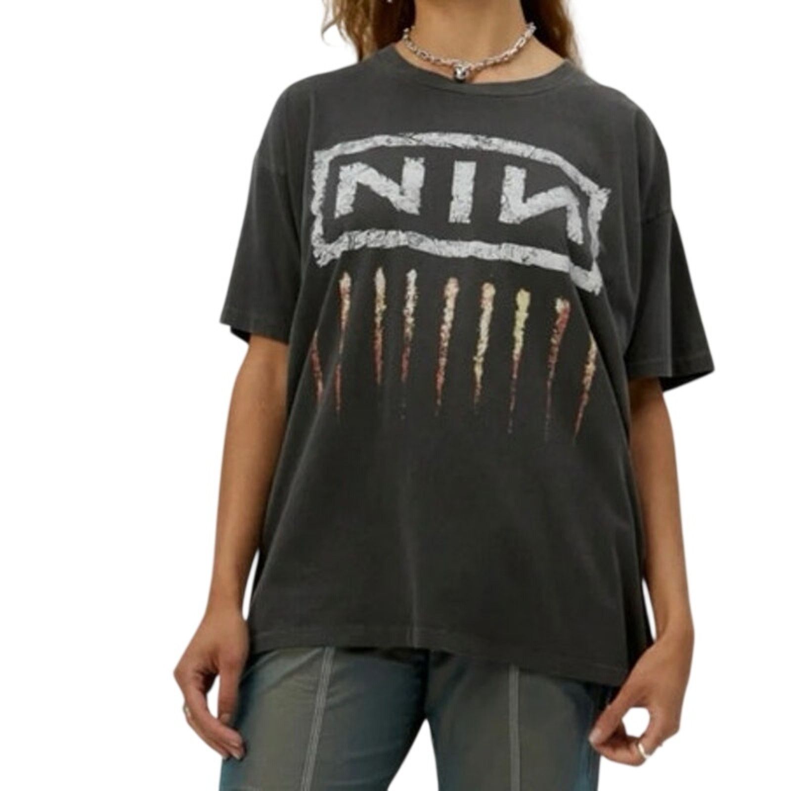 Daydreamer DAYDREAMER Nine Inch Nails Downward Spiral Merch Tee, Size S Size S / US 4 / IT 40 - 4 Thumbnail