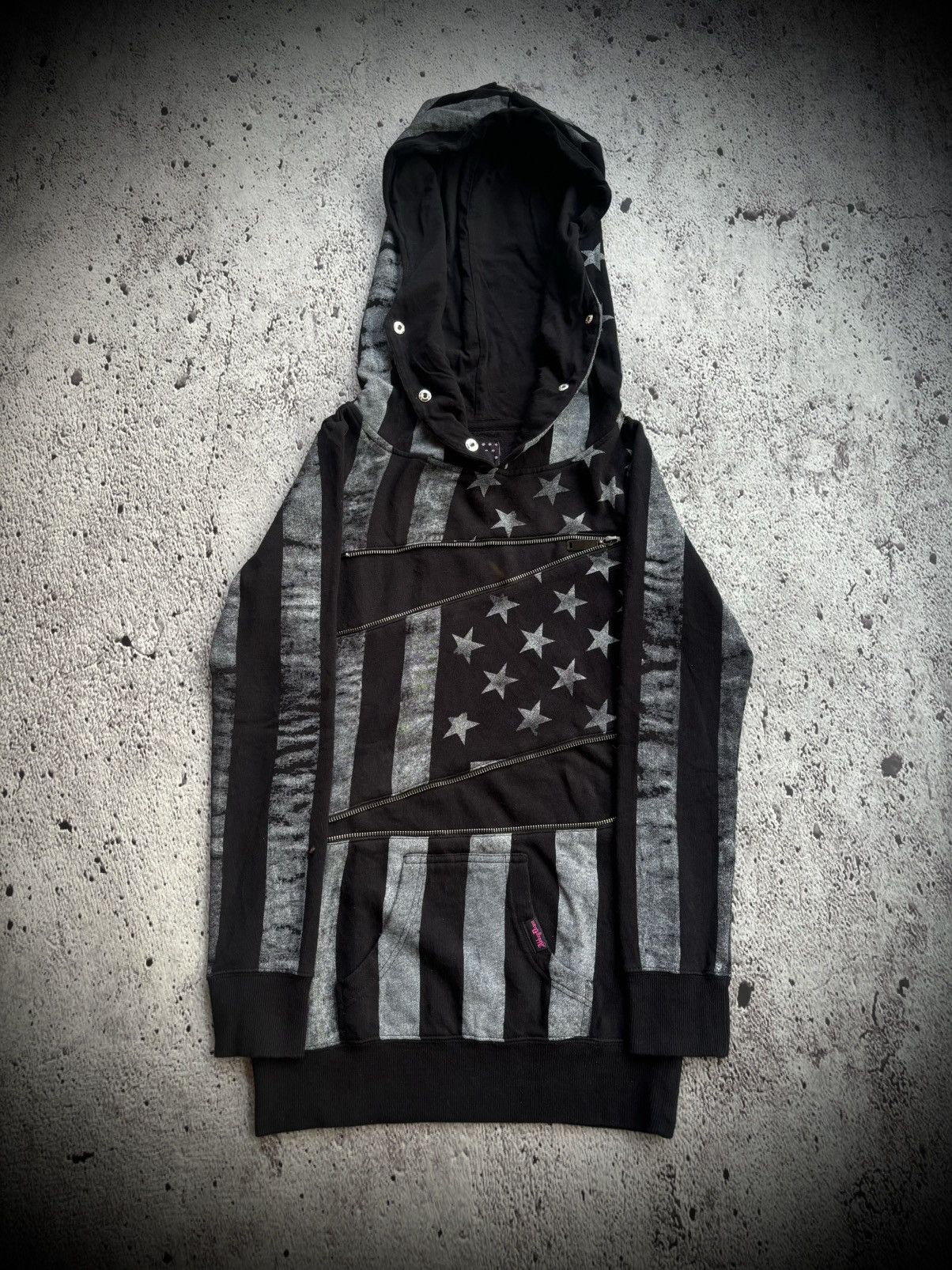 Hysteric Glamour Abey Dawa Multi star zipper ifsix lgb punk style Hoodie Size US XS / EU 42 / 0 - 2 Thumbnail