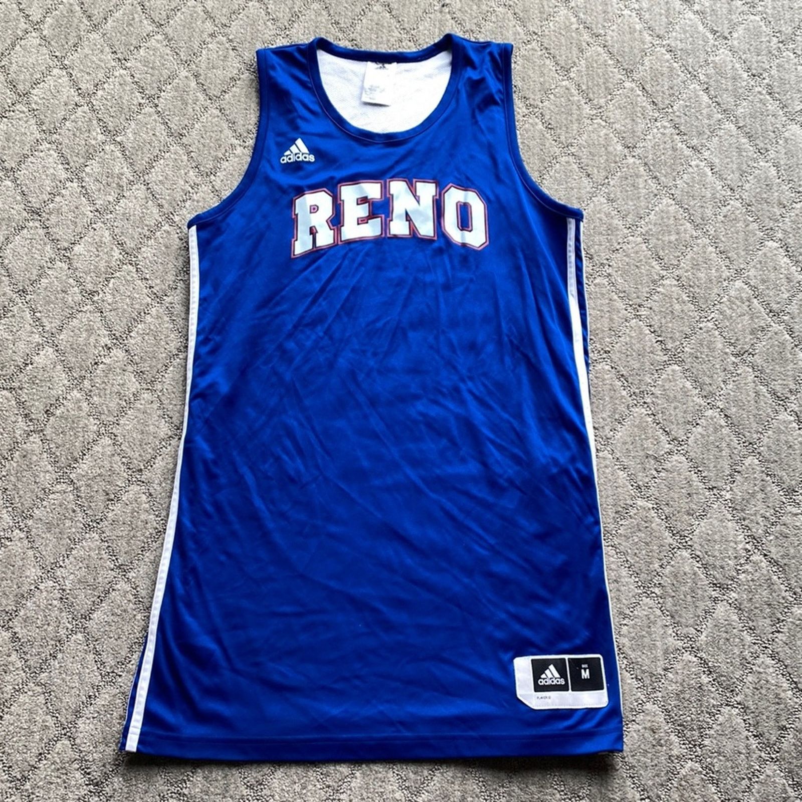 Adidas Adidas reversible Reno blue basketball Jersey Size US M / EU 48-50 / 2 - 1 Thumbnail
