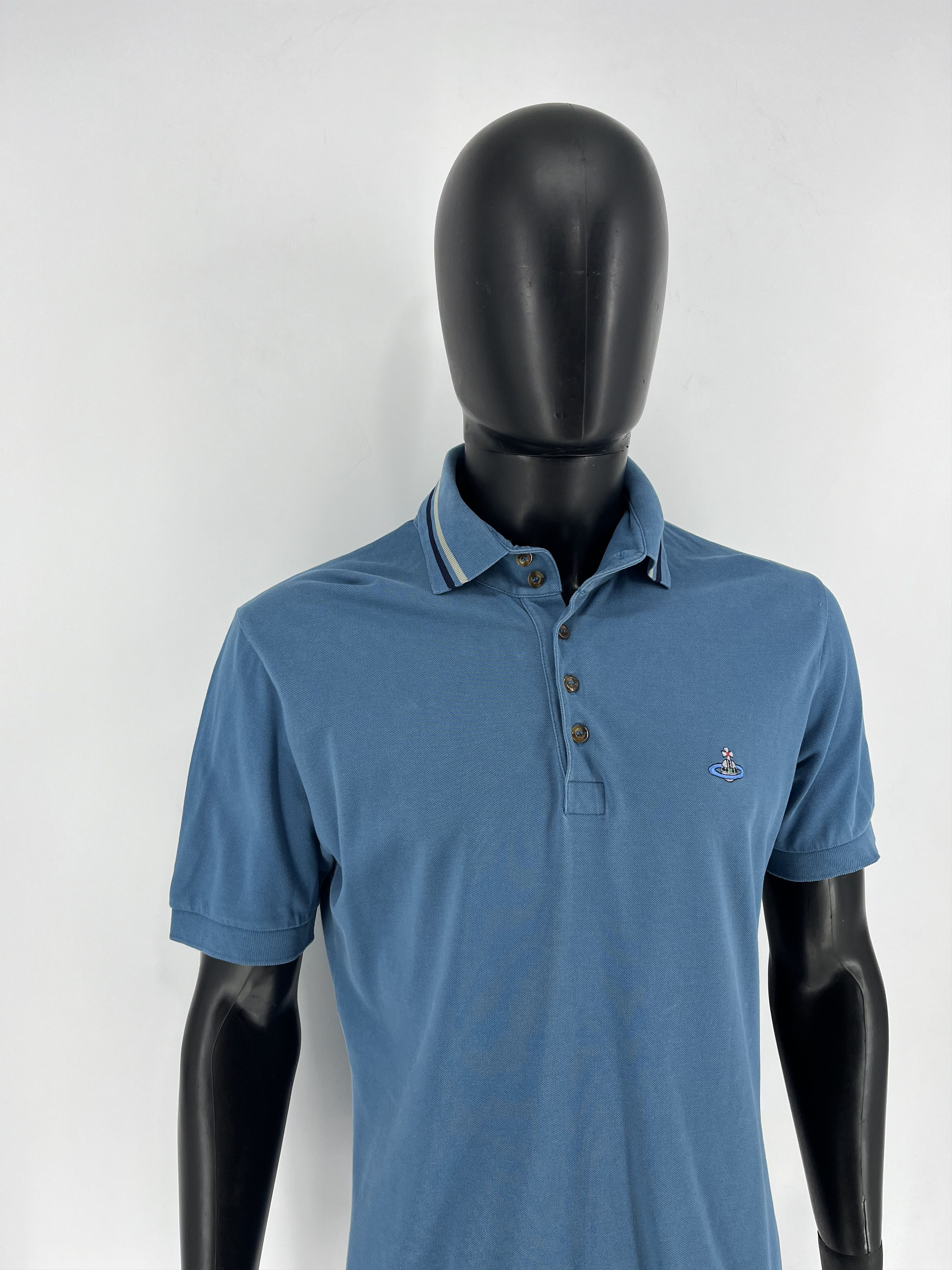 Vintage × Vivienne Westwood Vintage Vivienne Westwood Luxury Polo T-Shirt Size US L / EU 52-54 / 3 - 4 Thumbnail