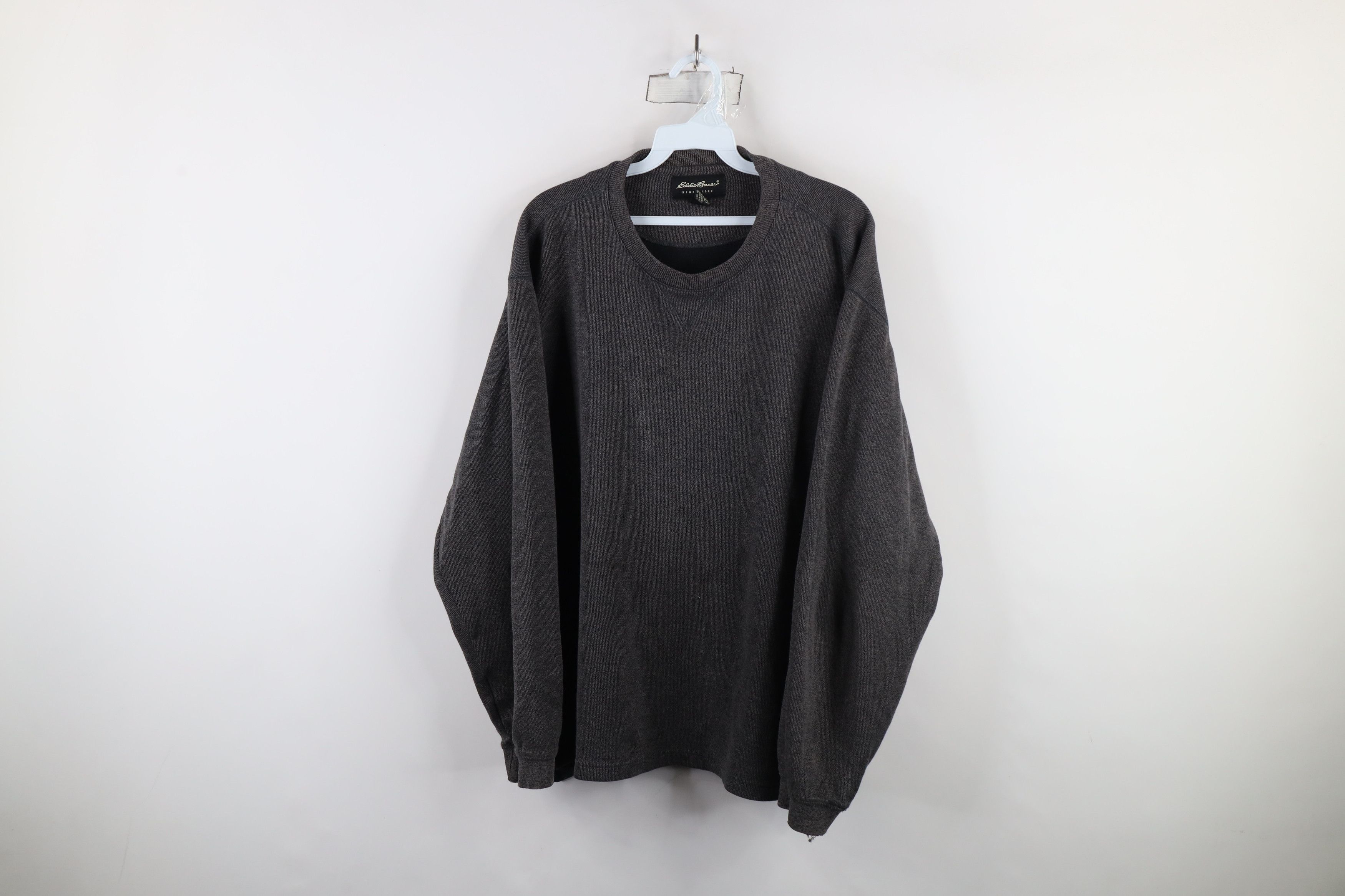 Eddie Bauer × Vintage Vintage 90s Eddie Bauer Ribbed Knit Long Sleeve T-Shirt Size US L / EU 52-54 / 3 - 1 Thumbnail