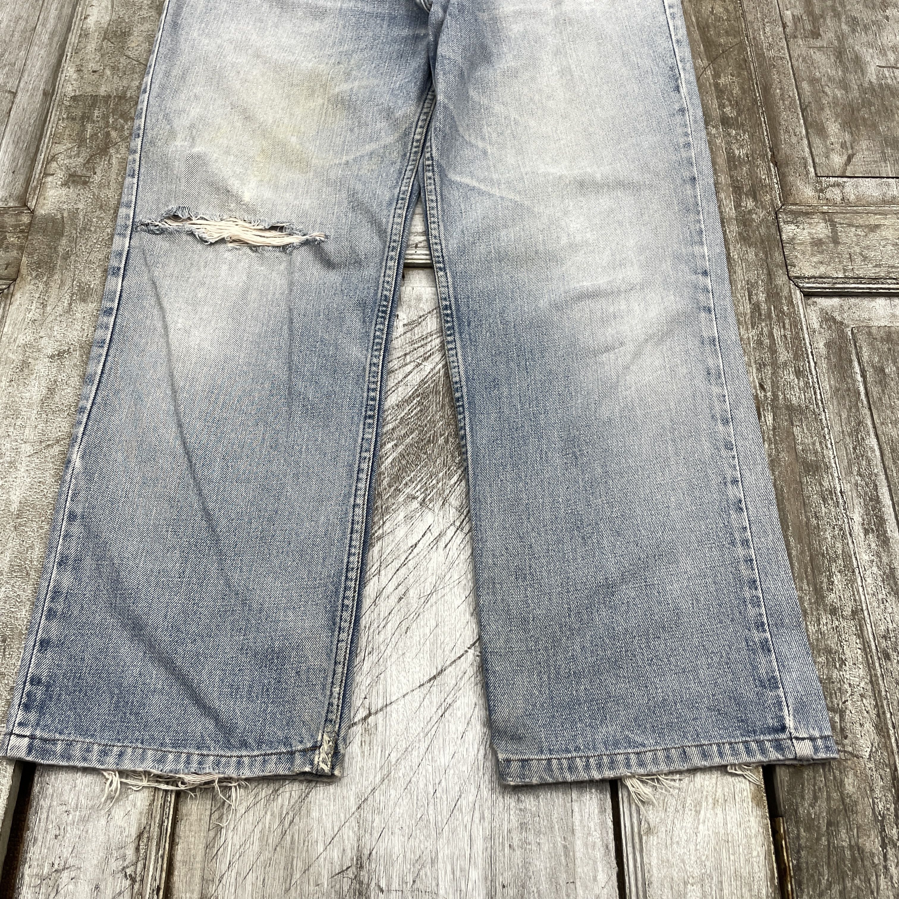 Levi's × Vintage Vintage Levi's 533 Faded Distressed Jeans -WC331 Size US 35 - 6 Thumbnail