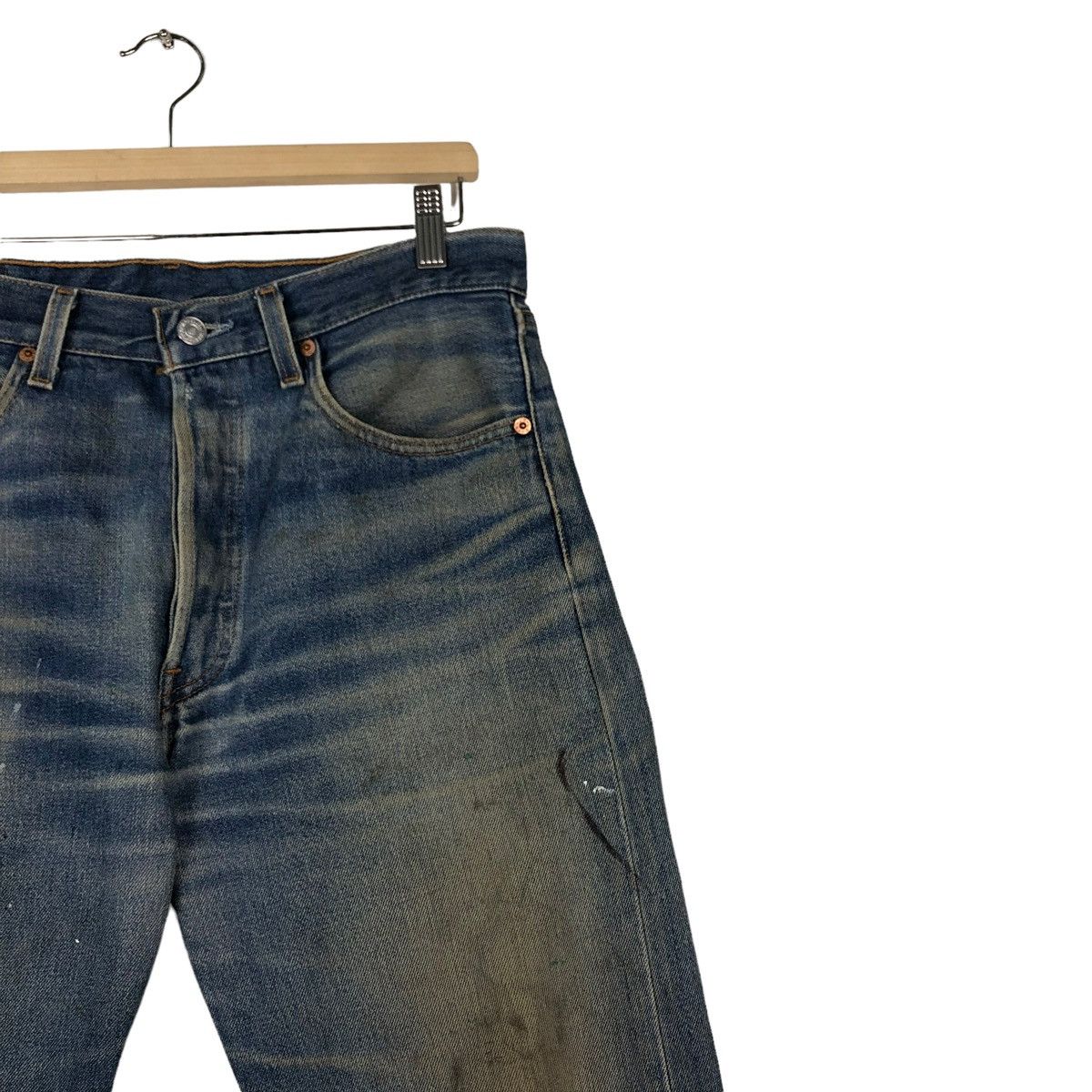 Levi's 🔥VINTAGE LEVI’S 501 DENIM JEANS MADE IN USA RUSTY DESIGN Size US 32 / EU 48 - 6 Thumbnail