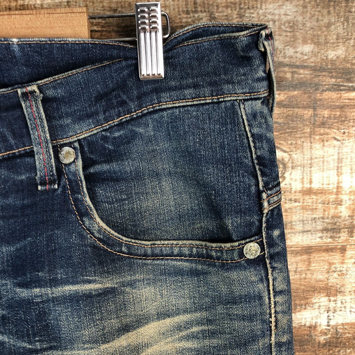 Japanese Brand DL Edwin Blue Trip Denim Pants #C174 Size US 34 / EU 50 - 8 Thumbnail