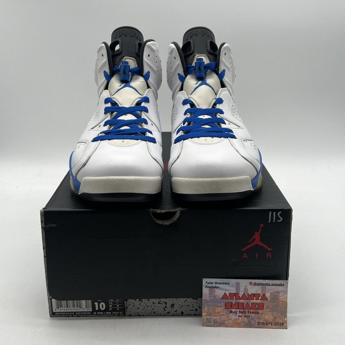 Jordan Brand Air Jordan 6 Sport blue Size US 10 / EU 43 - 2 Thumbnail