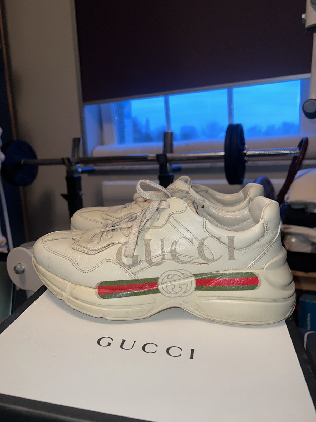 Gucci Gucci Rhyton Leather Sneakers Size US 9 / EU 42 - 4 Thumbnail