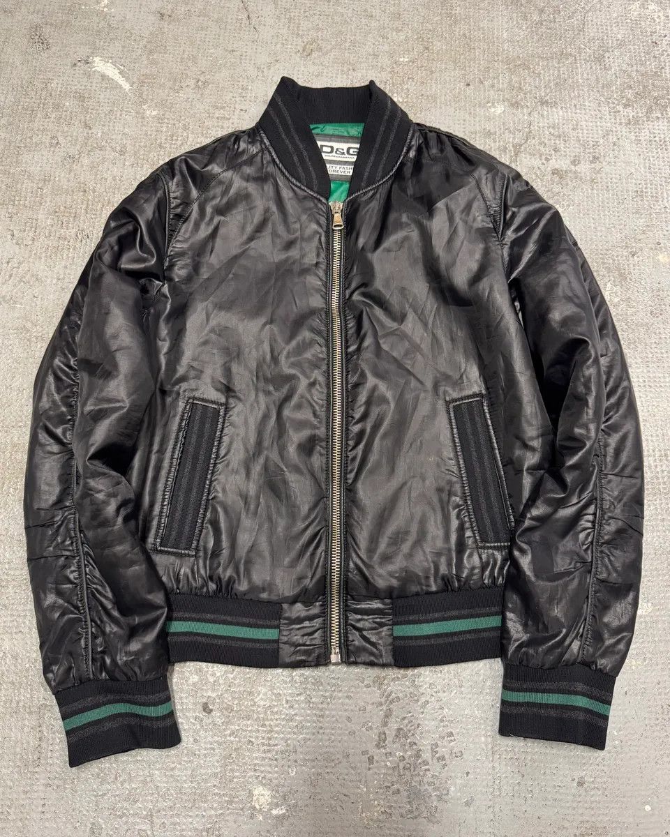 Dolce & Gabbana AW2007 Dolce & Gabbana Black Nylon Bomber Jacket Size US M / EU 48-50 / 2 - 1 Thumbnail