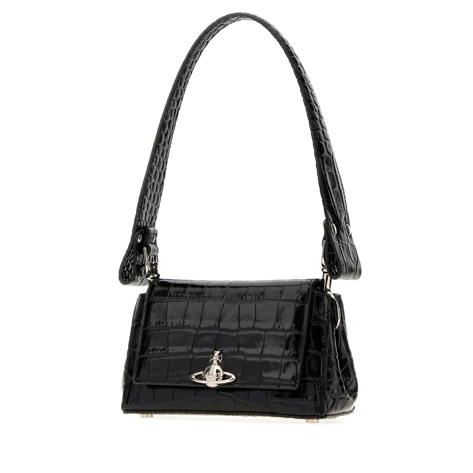 Vivienne Westwood VIVIENNE WESTWOOD Hazel Small Black Shoulder Bag New & Authe Size ONE SIZE - 2 Thumbnail