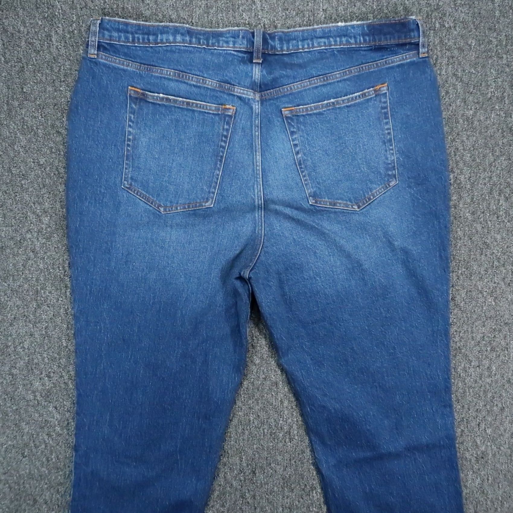 Abercrombie & Fitch Abercrombie & Fitch Jeans Womens 44x29 Blue Ultra High Rise 90s Straight NWT Size 30" / US 8 / IT 44 - 5 Thumbnail