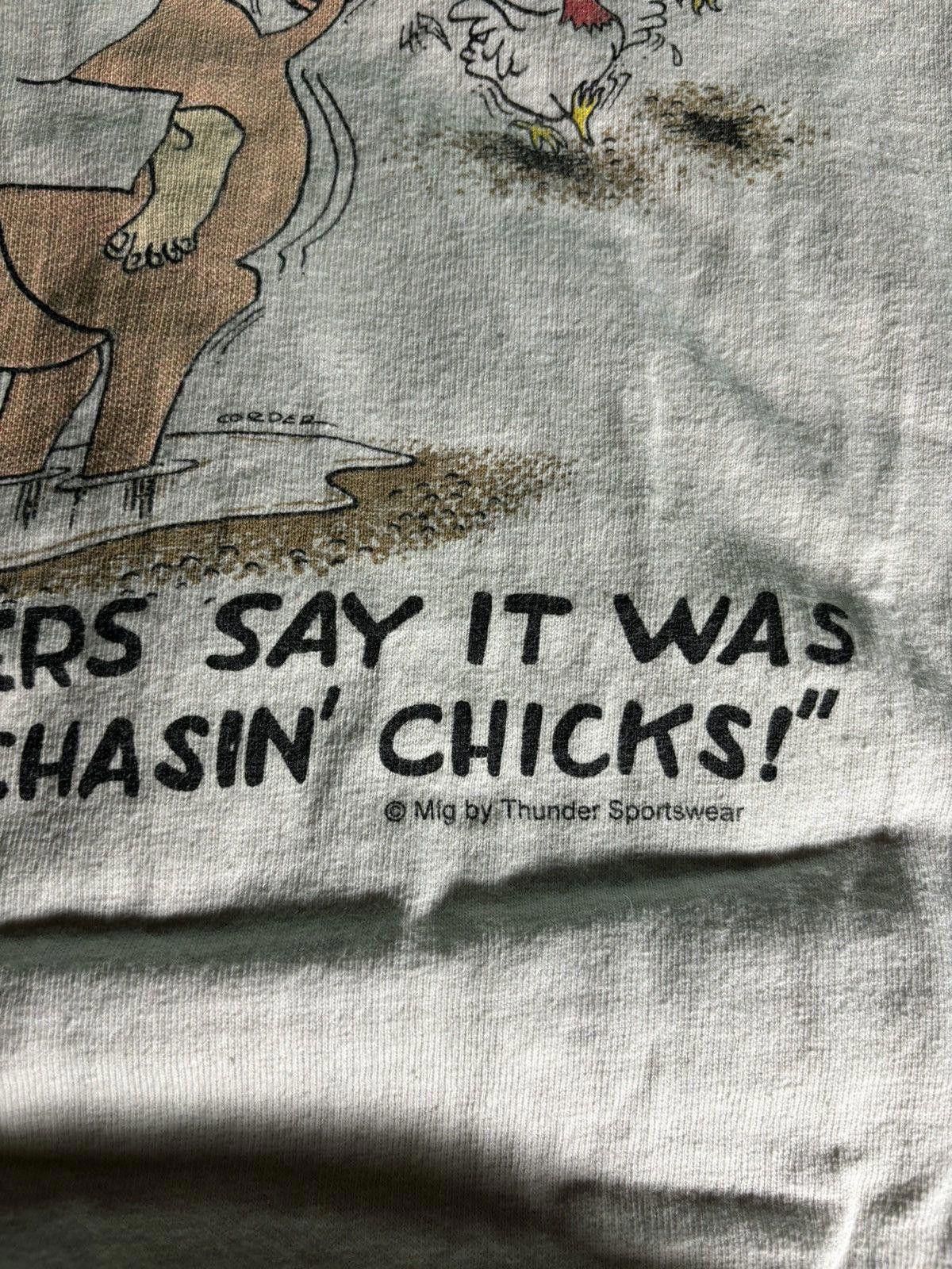 Fruit Of The Loom Vintage Comedy Bikers Tee Size US L / EU 52-54 / 3 - 4 Thumbnail