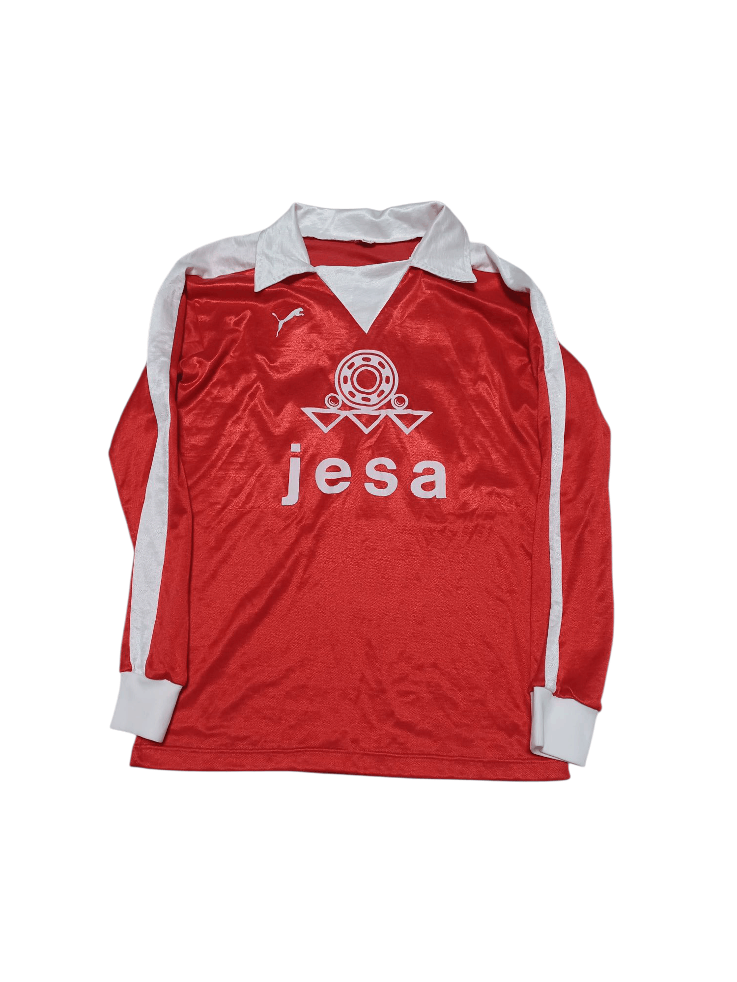 Puma MADE IN WEST GERMANY PUMA LONG SLEEVE JESA SOCCER JERSEY #17 Size US M / EU 48-50 / 2 - 1 Thumbnail