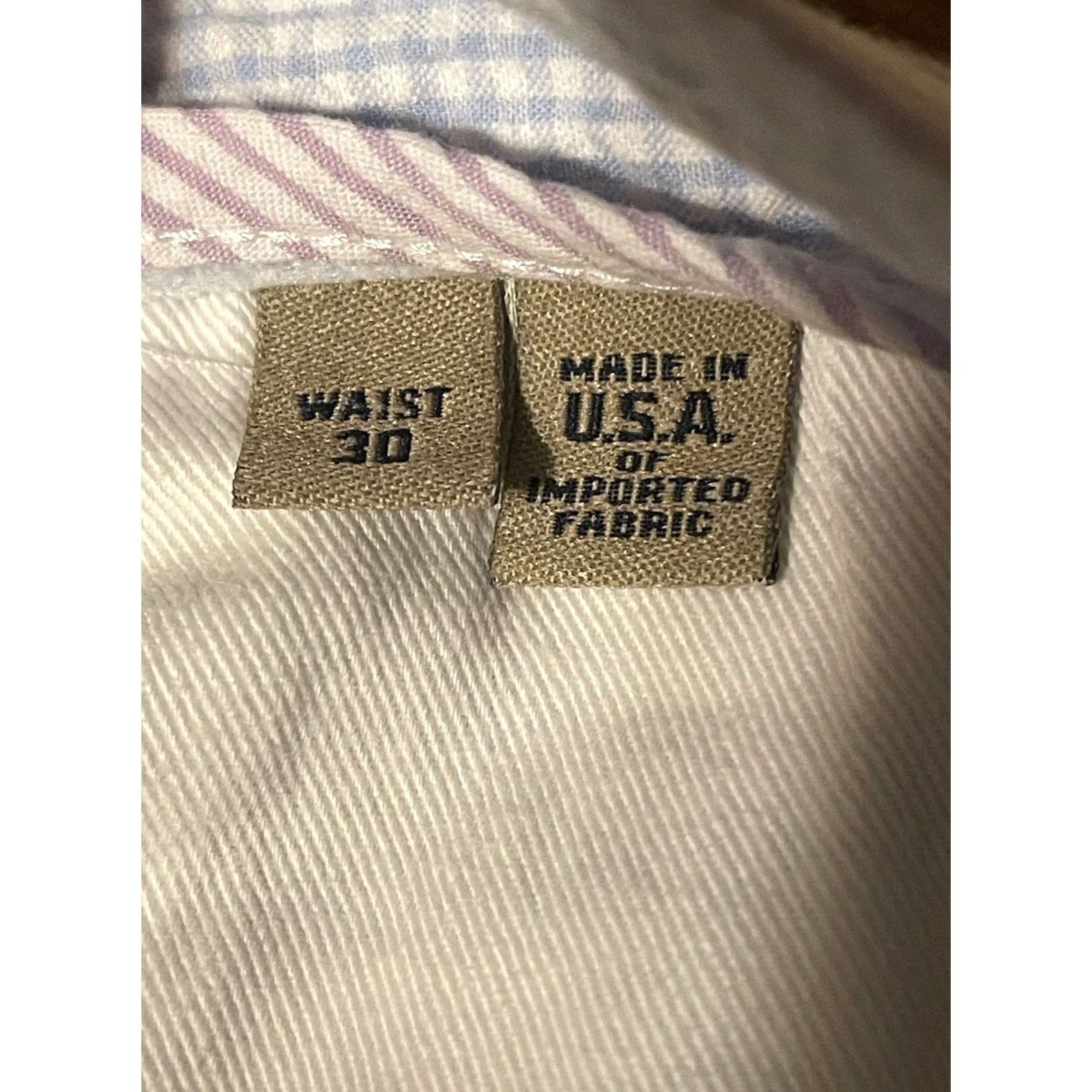 Bills Khakis Bills Khakis Chino Shorts Parker Standard Fit Pastel Seersucker Purple Mens 30 Size US 30 / EU 46 - 5 Thumbnail
