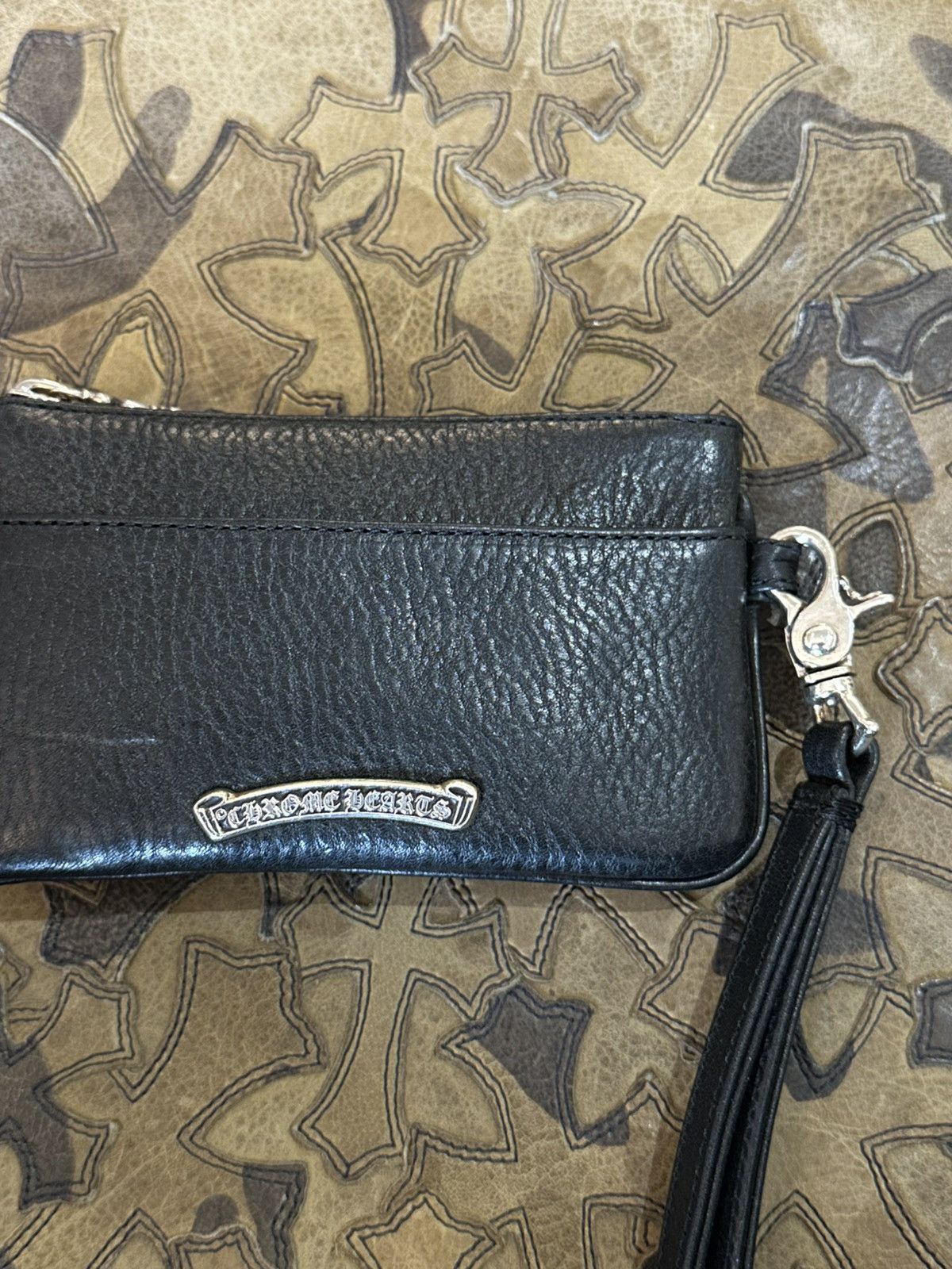 Chrome Hearts CHROME HEARTS SINGLE PATCH LEATHER WALLET Size ONE SIZE - 3 Thumbnail