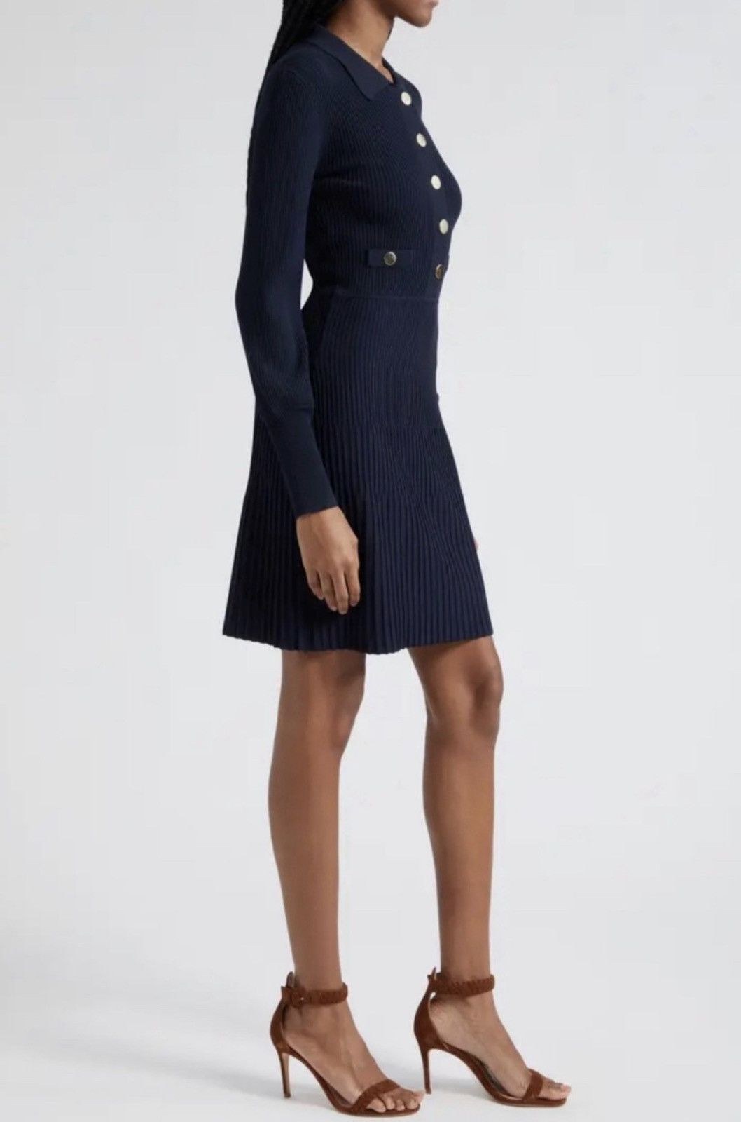 Veronica Beard Veronica Beard Long Sleeve Knit Dress size XS Size XS / US 0-2 / IT 36-38 - 4 Thumbnail