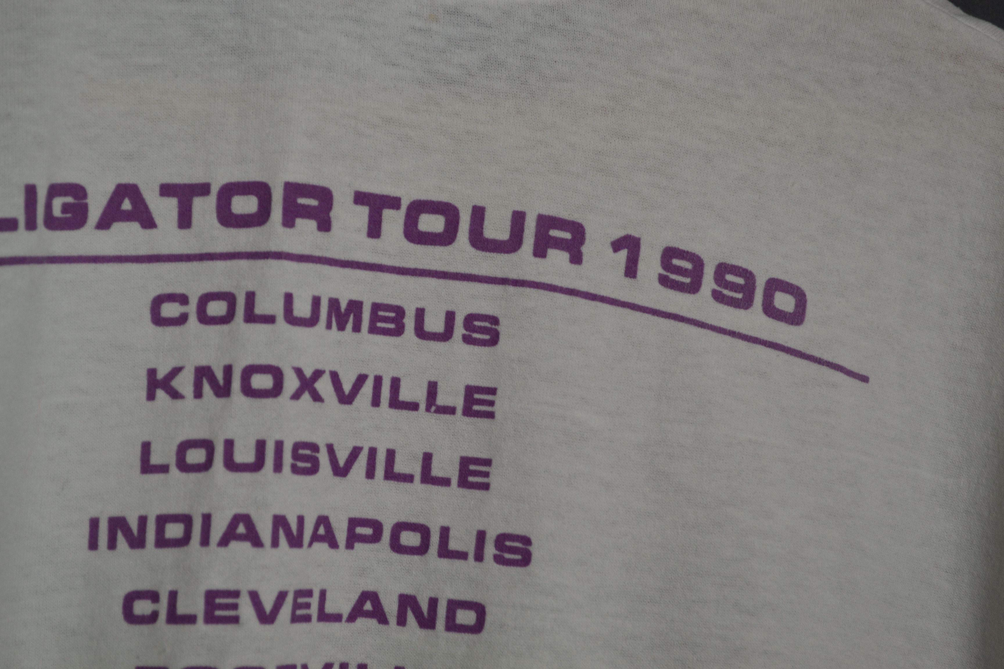 Band Tees Leslie West 90 Alligator Tour Vintage Signed White T-shirt L Size US L / EU 52-54 / 3 - 12 Thumbnail