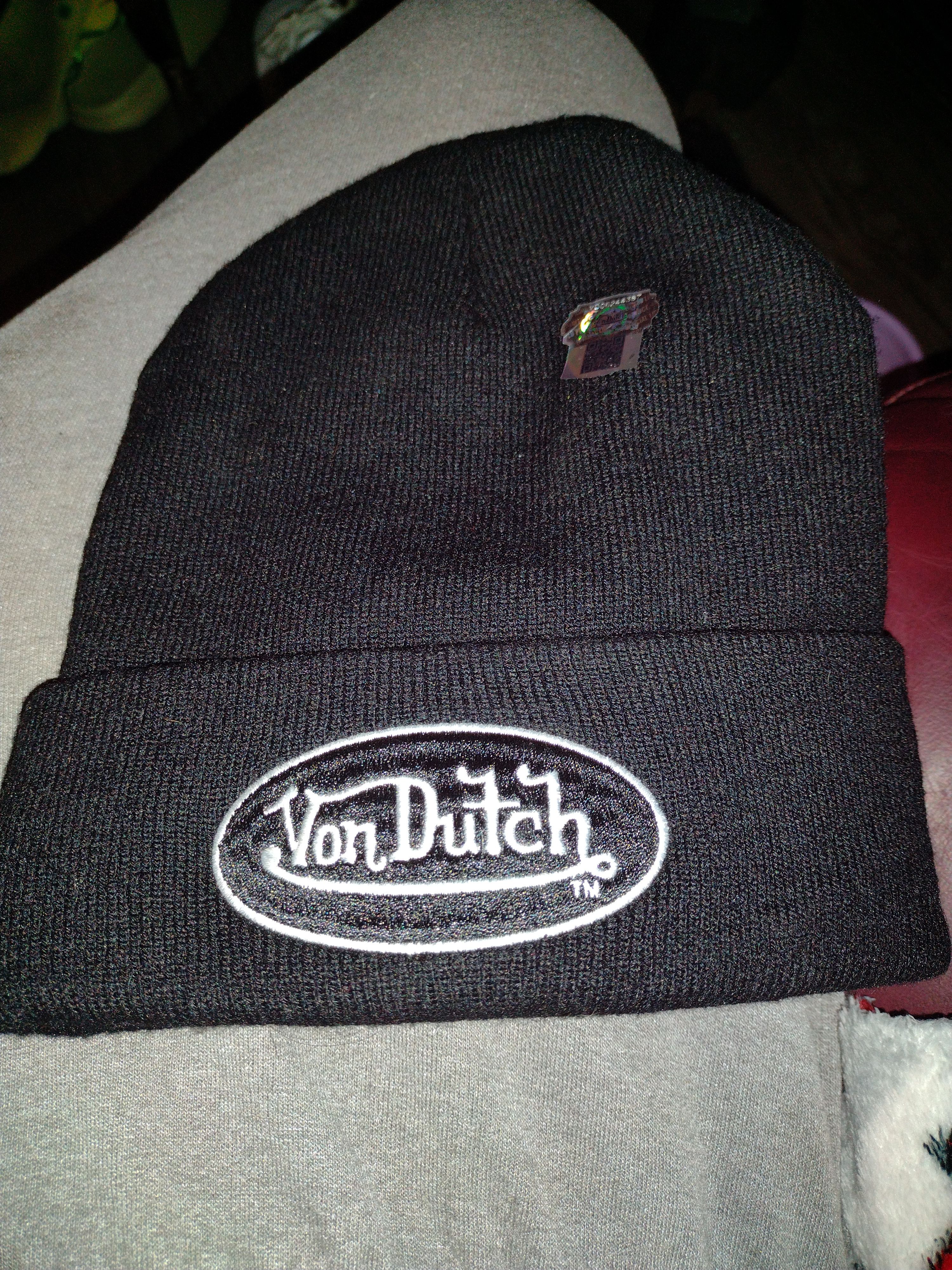 Von Dutch Von dutch logo black beanie Size ONE SIZE - 2 Thumbnail