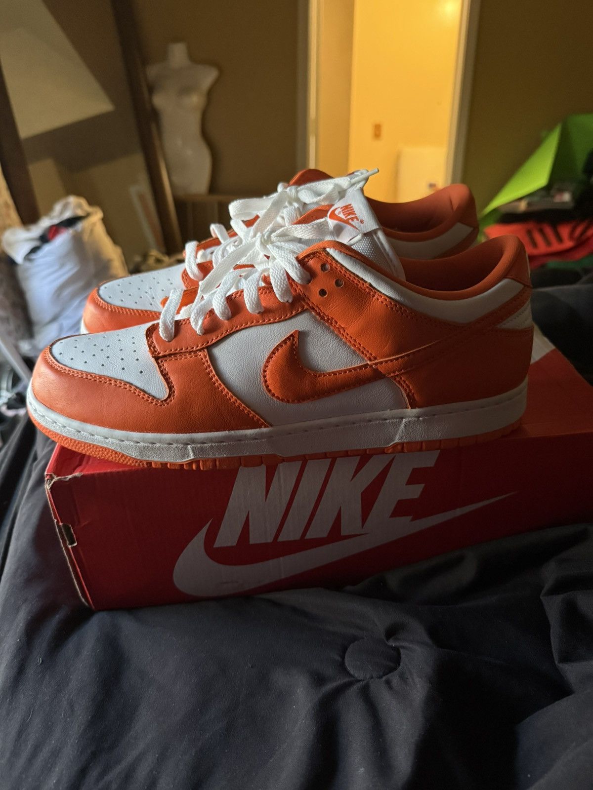 Nike Nike dunk low “Syracuse” Size US 12 / EU 45 - 1 Thumbnail
