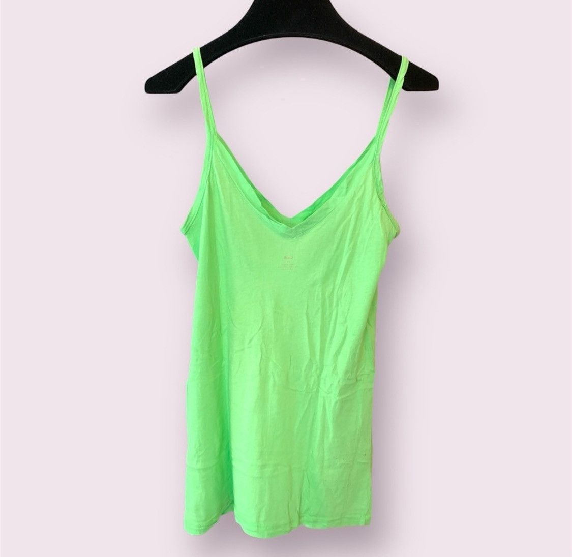 Other Neon Green Cotton Tank Top Size M / US 6-8 / IT 42-44 - 2 Thumbnail