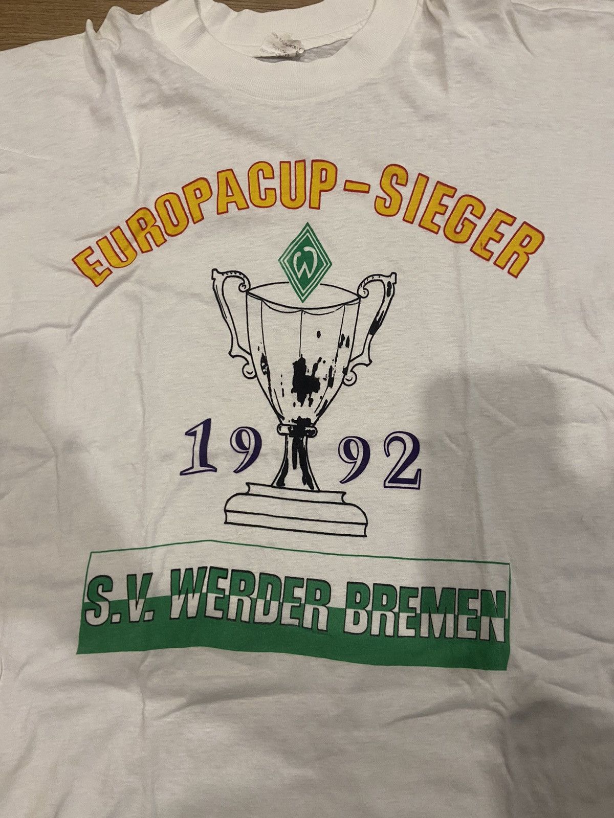 Vintage Vintage 1992 Wender Bremen EuropaCup Tee Size US XL / EU 56 / 4 - 1 Thumbnail