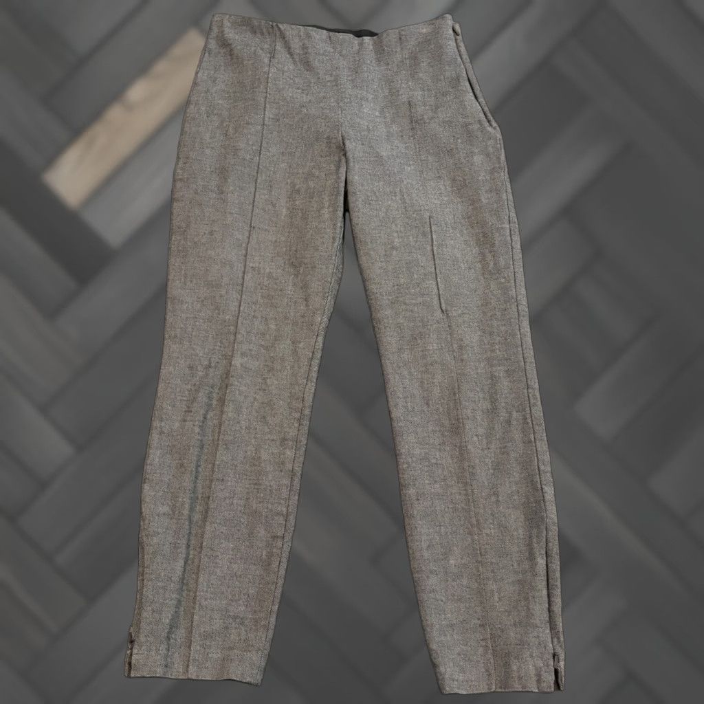 Banana Republic Banana Republic Pants Womens 4P Career Ankle Gray Pull On Side Zip Elastic Waist Size 27" / US 4 / IT 40 - 1 Thumbnail