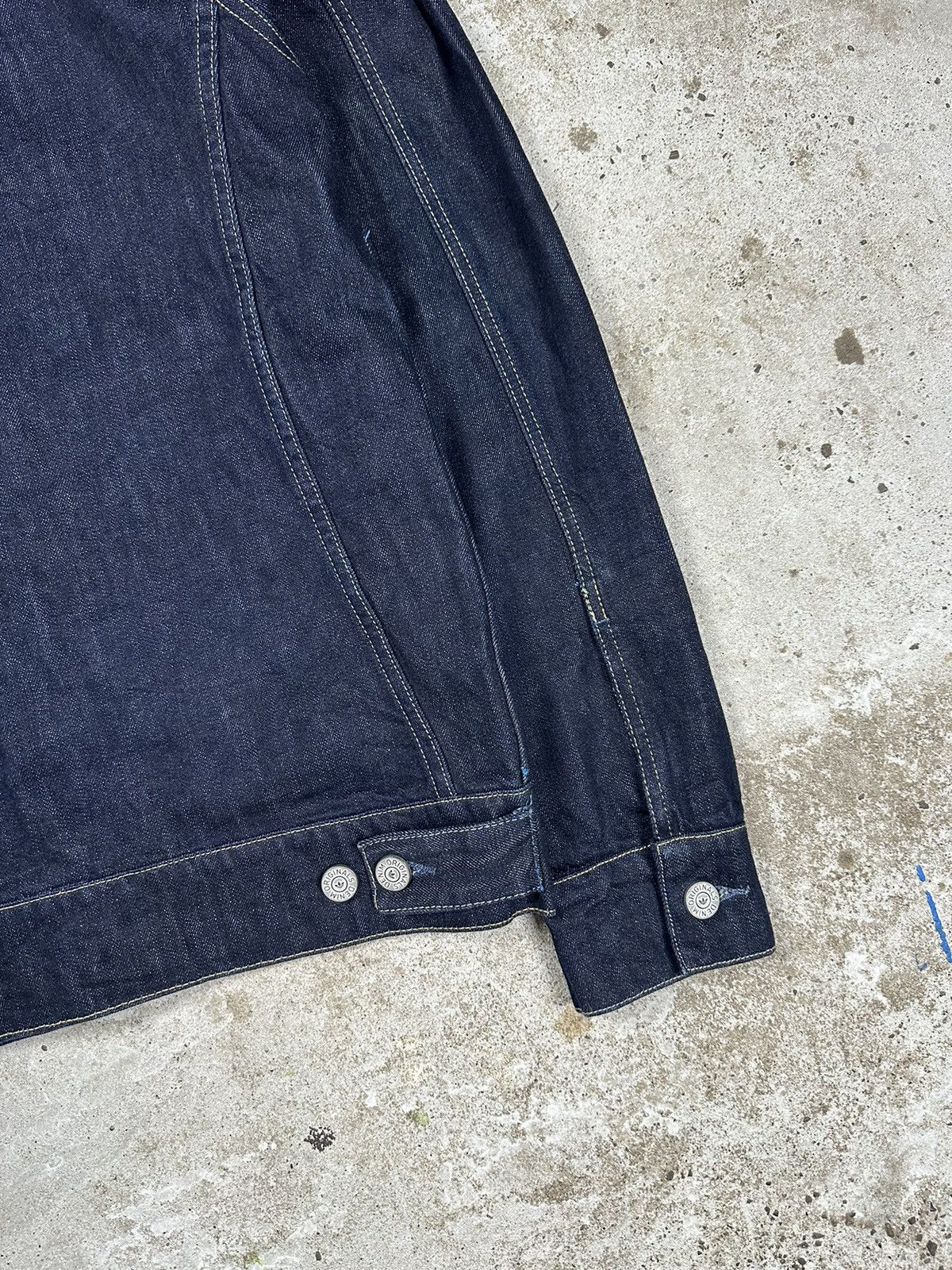 Adidas Vintage Adidas One Pocket Denim Jacket Navy Jeans Size US S / EU 44-46 / 1 - 8 Thumbnail