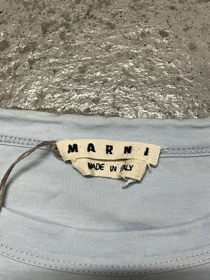 Marni AW2019 Marni Two Tone Blue Longsleeves Shirt Size US M / EU 48-50 / 2 - 10 Thumbnail