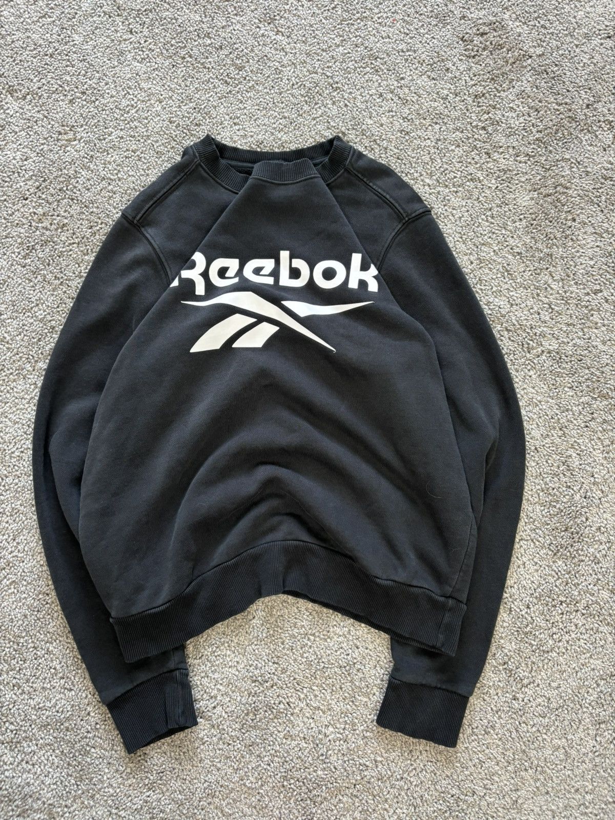 Reebok Black reebok crewneck spellout logo Size US M / EU 48-50 / 2 - 1 Thumbnail