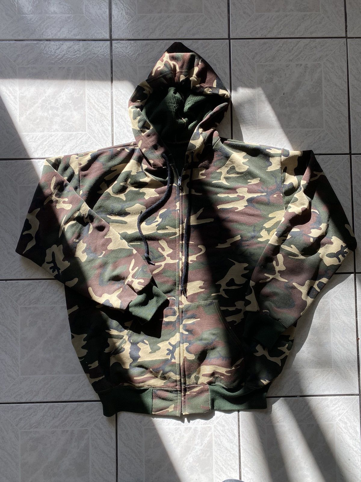 Vintage Camo zip hoodie Size US M / EU 48-50 / 2 - 1 Thumbnail