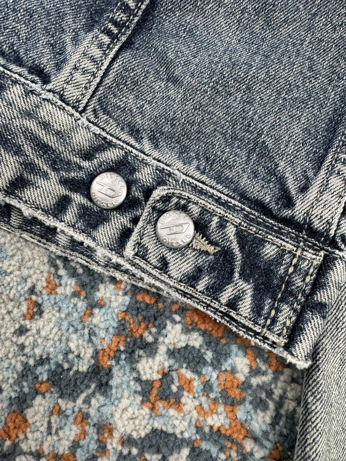 Diesel × Vintage Vintage Y2K Diesel washed denim katana jacket cropped fit Size M / US 6-8 / IT 42-44 - 12 Thumbnail