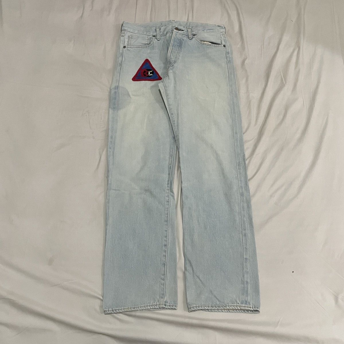 Billionaire Boys Club Billionaire Boys Club Patch Jeans Size US 33 - 1 Thumbnail
