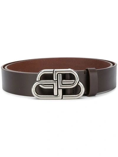 Balenciaga o1bcso1str0325 Size: 105 / BB Large Belt in Brown Size ONE SIZE - 1 Thumbnail