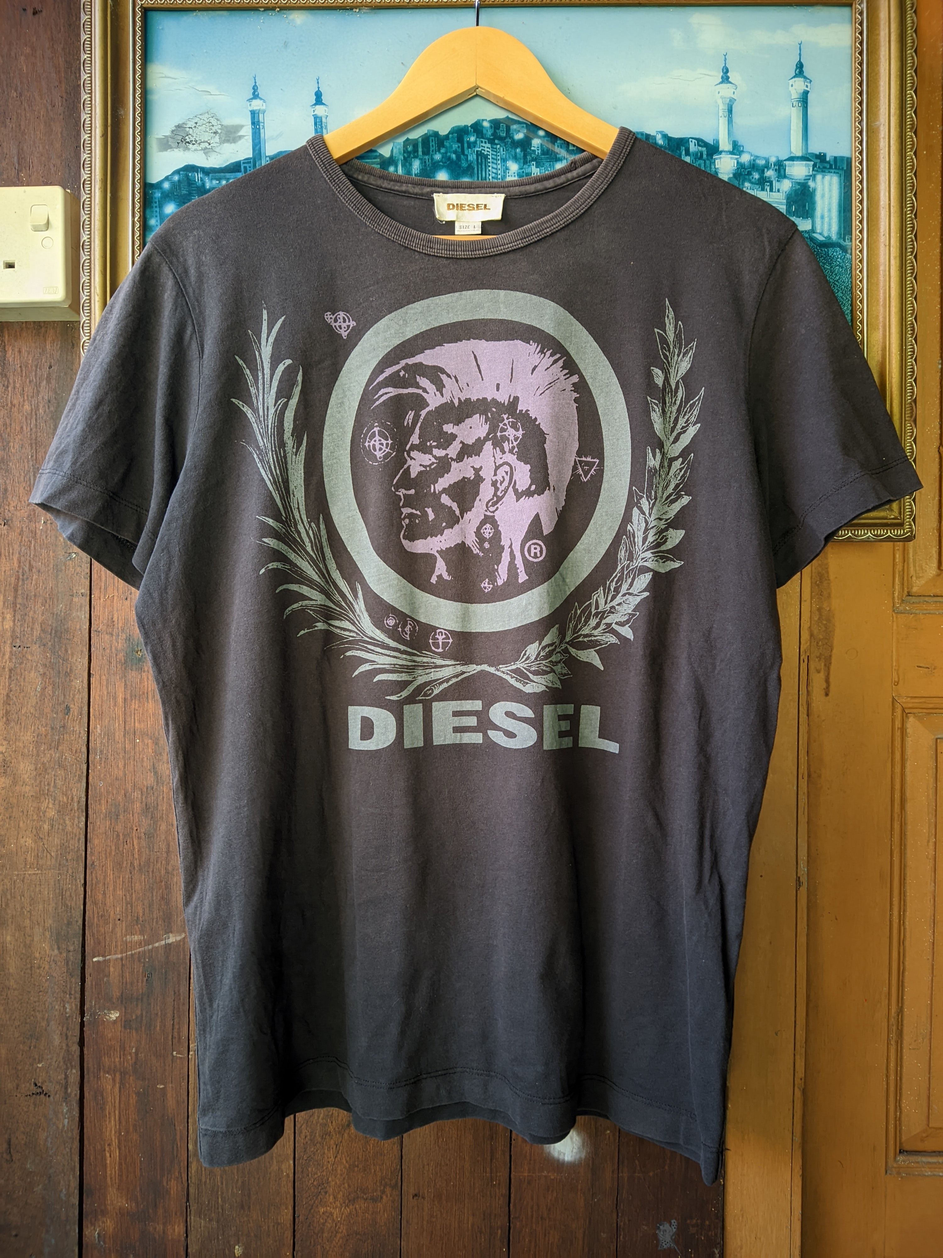 Diesel Diesel Punk Graphics Faded Tshirts Size US L / EU 52-54 / 3 - 1 Thumbnail