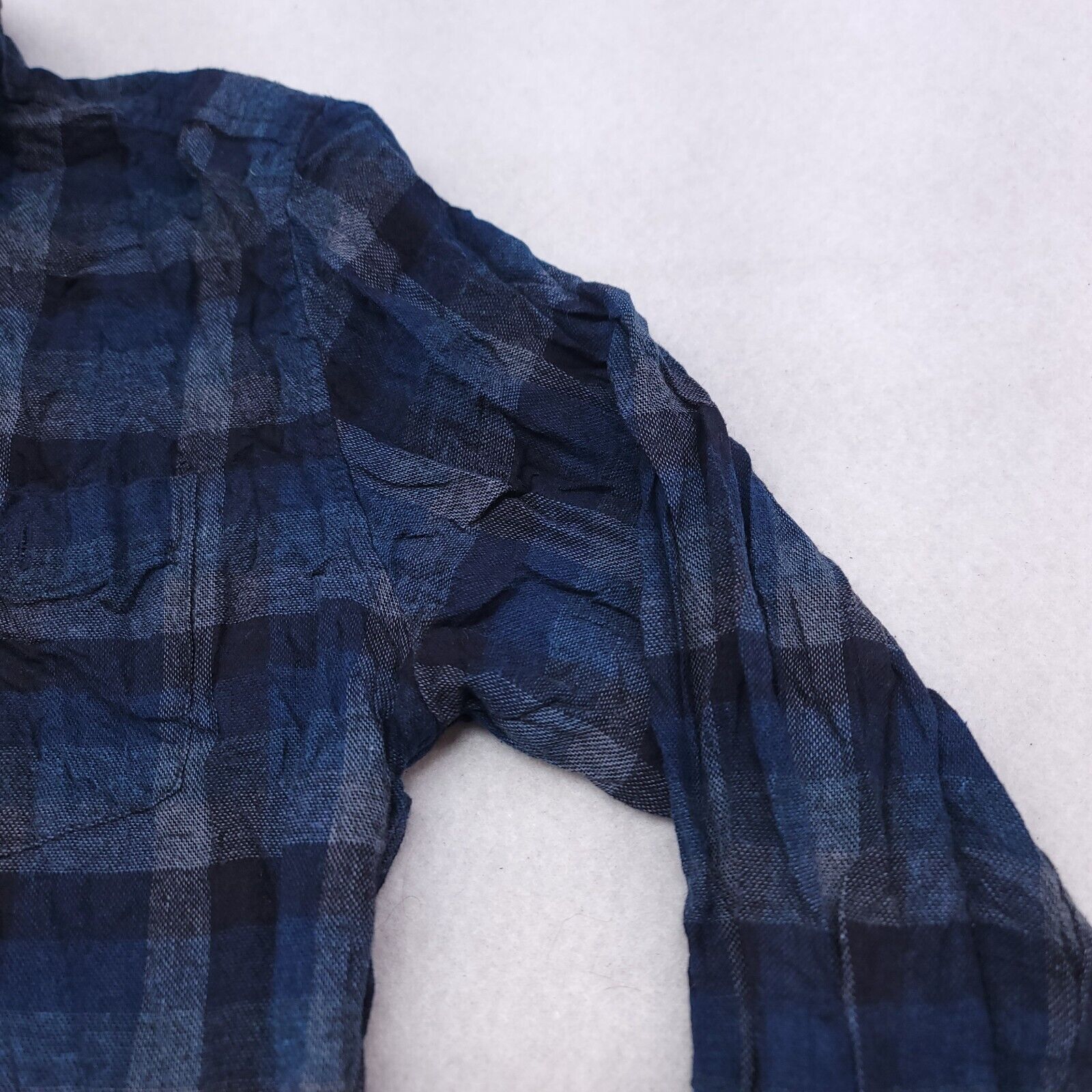 Weatherproof Weatherproof Gingham Flannel Shirt Mens Size Large L Blue Size US L / EU 52-54 / 3 - 5 Thumbnail