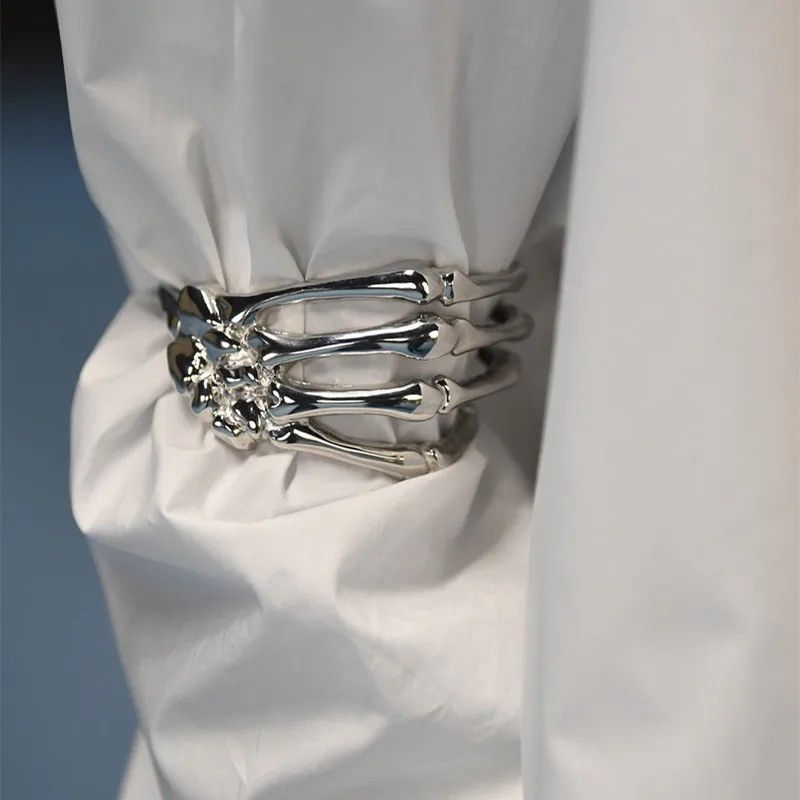 Jewelry Punk Dark Skull Ghost Claw Bracelet Size ONE SIZE - 2 Thumbnail
