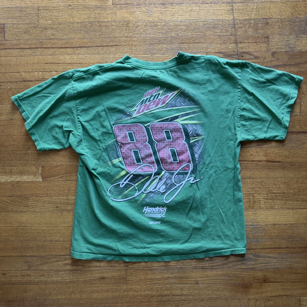 Vintage NASCAR Dale Jr Mountain Dew Racing Tee XL Size US XL / EU 56 / 4 - 5 Thumbnail