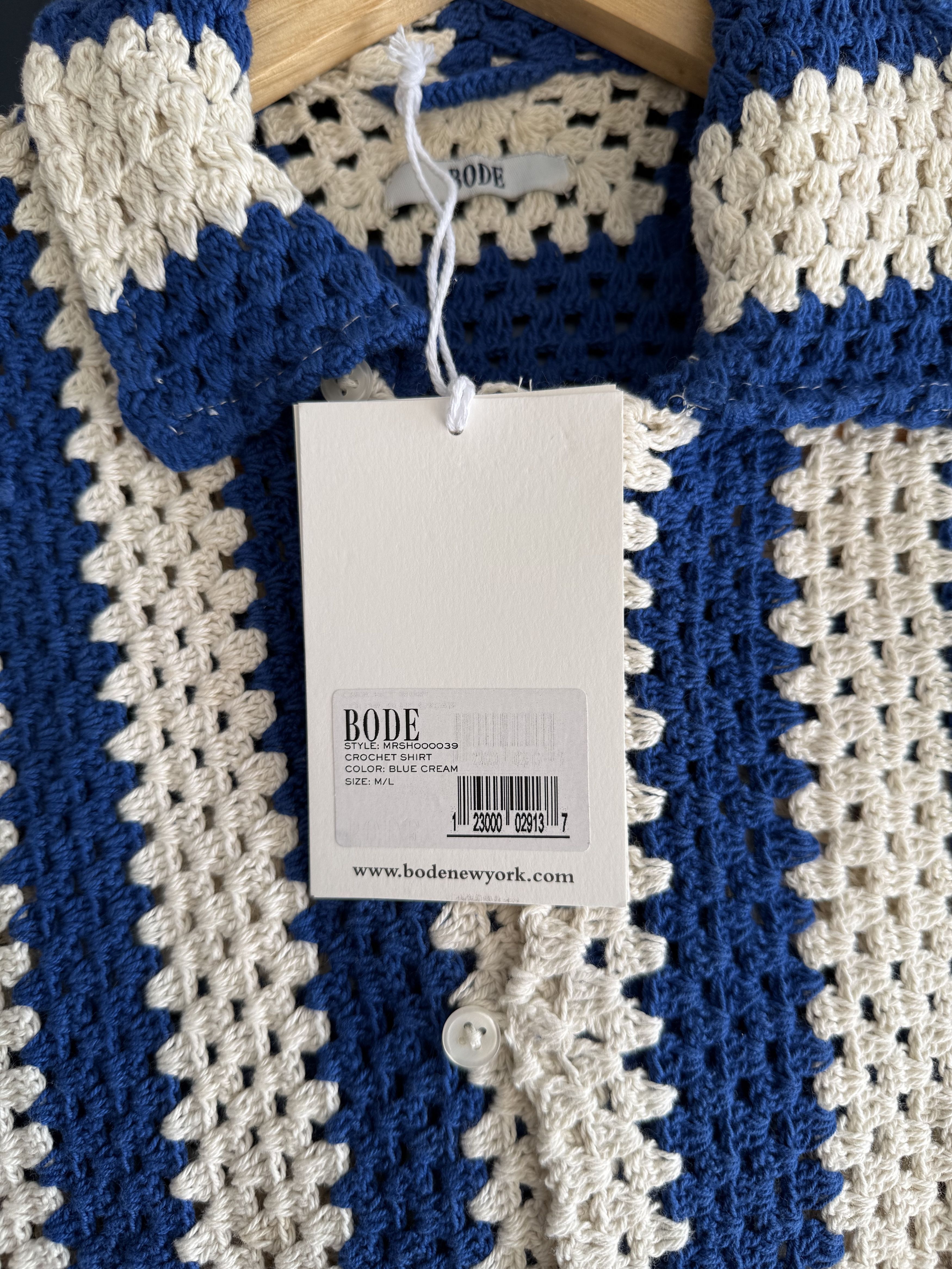 Bode Crochet Shirt Size US M / EU 48-50 / 2 - 4 Thumbnail