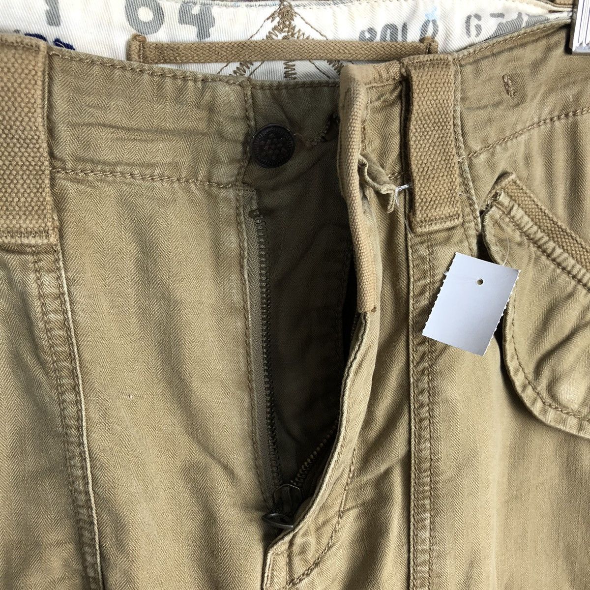 Polo Ralph Lauren DL Ralph Lauren double knee 3d pocket Cargo Pants #A140 Size US 35 - 15 Thumbnail