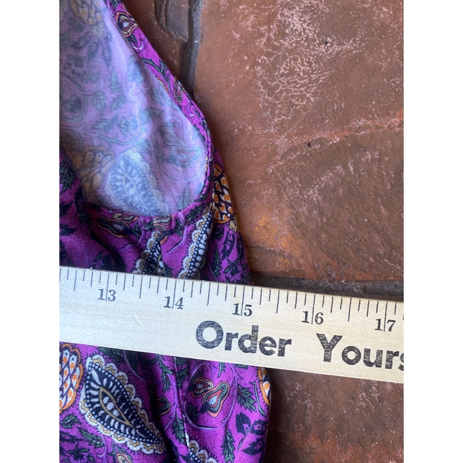 Farm Rio Farm Rio Anthropologie Mikah Blouse Ladies Medium Multicolor Floral Halter Top Ruffle Sleeveless High Neck Flower Size M / US 6-8 / IT 42-44 - 5 Thumbnail