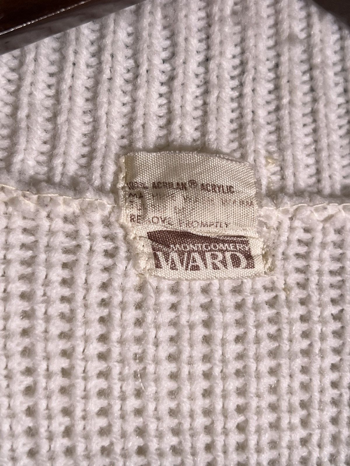 USA製 60's~70's Vintage MONTGOMERY WARD 60's 70's VTG Vintage Montgomery Ward Multi Pattern Sweater