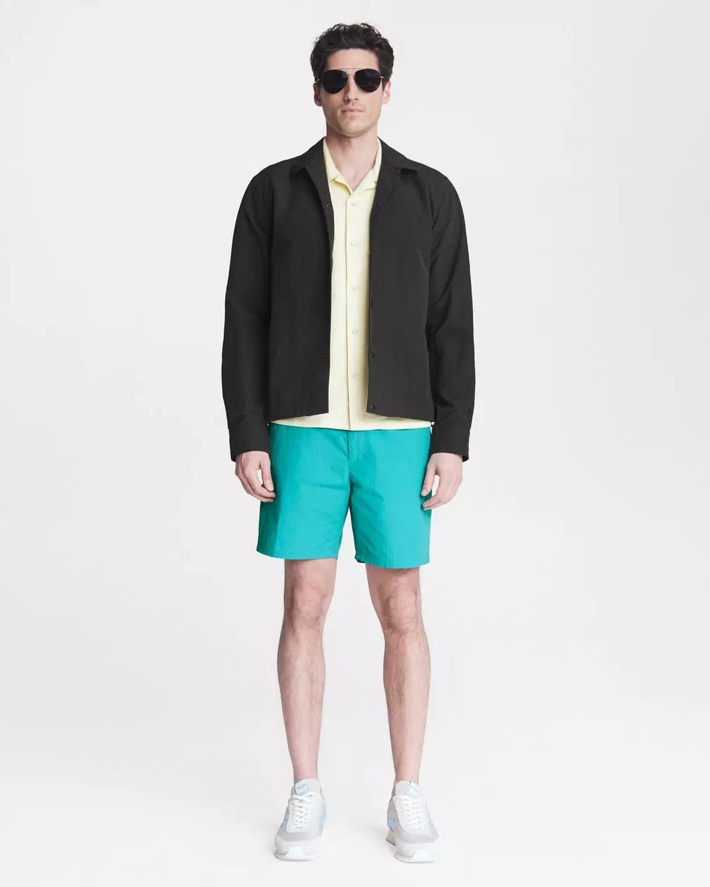 image of Rag Bone $195 Rag & Bone Eaton Water Resistant Shorts Xxl in Teal, Men's (Size 40)