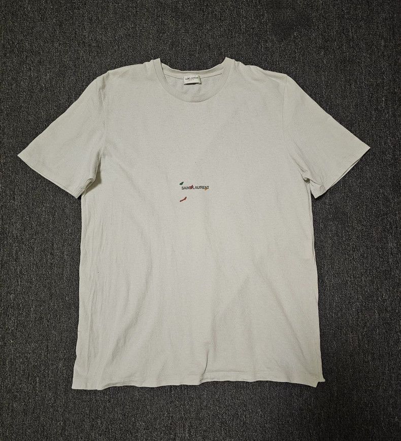 Saint Laurent Paris Saint Laurent Paris Beige short sleeve 2505-Nextarrow Size US L / EU 52-54 / 3 - 1 Thumbnail