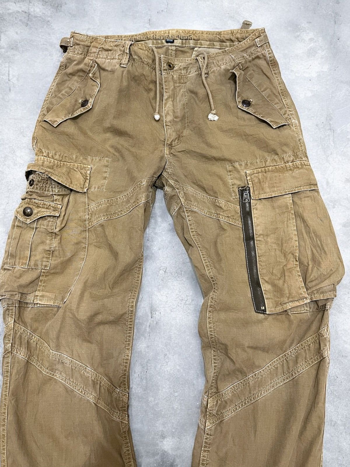 Polo Ralph Lauren × Vintage Vintage Polo Ralph Lauren Cargo Surplus fit Pants Size US 32 / EU 48 - 2 Thumbnail
