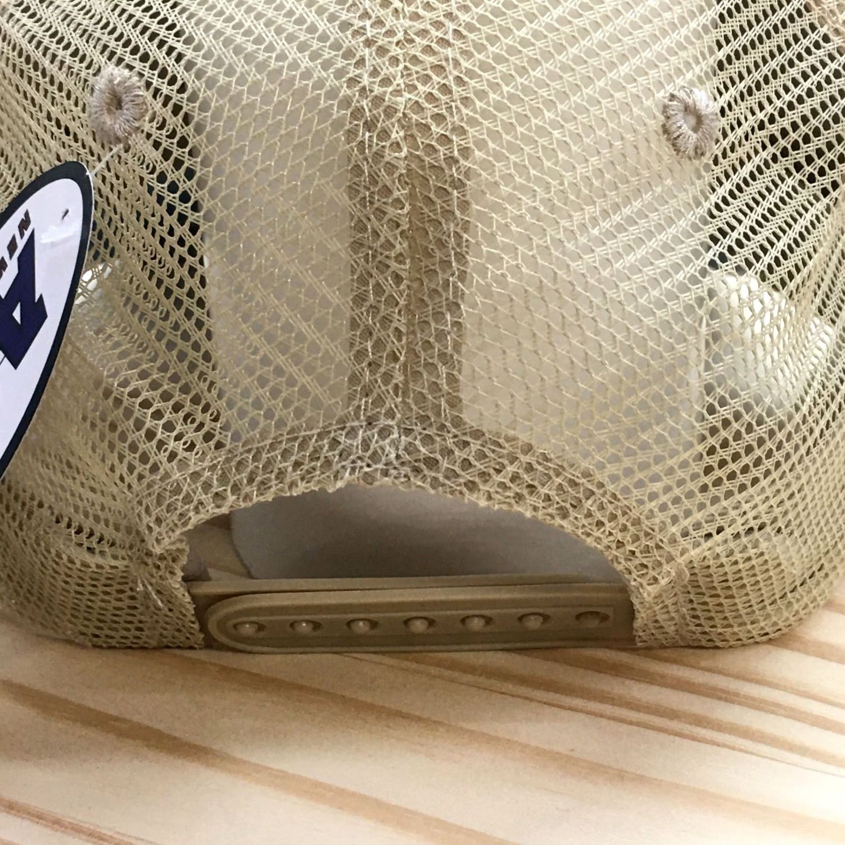 Vintage Adams Trucker Hat Beige OS Adjustable Embroidered Logo NWT Size ONE SIZE - 7 Thumbnail