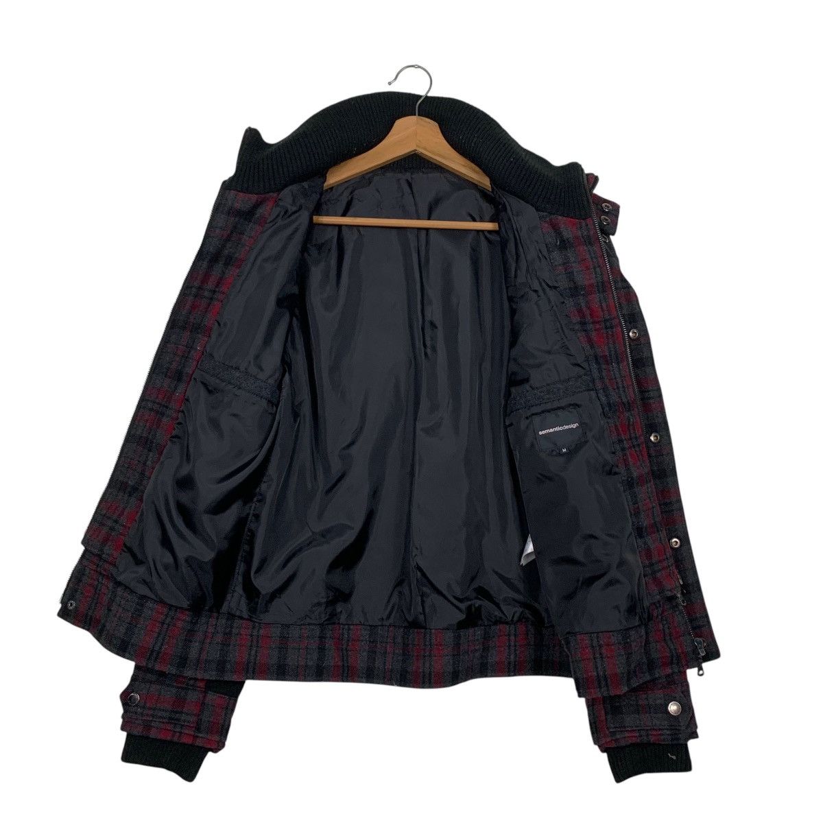 semanticdesign ☀️Semantic design wool red tartan punk jacket Size US S / EU 44-46 / 1 - 21 Thumbnail