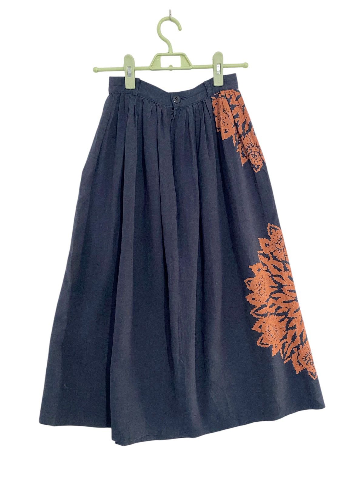 Vintage × Y's × Yohji Yamamoto Vintage Wise Y's Yohji Yamamoto Flower Print Skirt Size 24" / US 00 / IT 34 - 6 Thumbnail