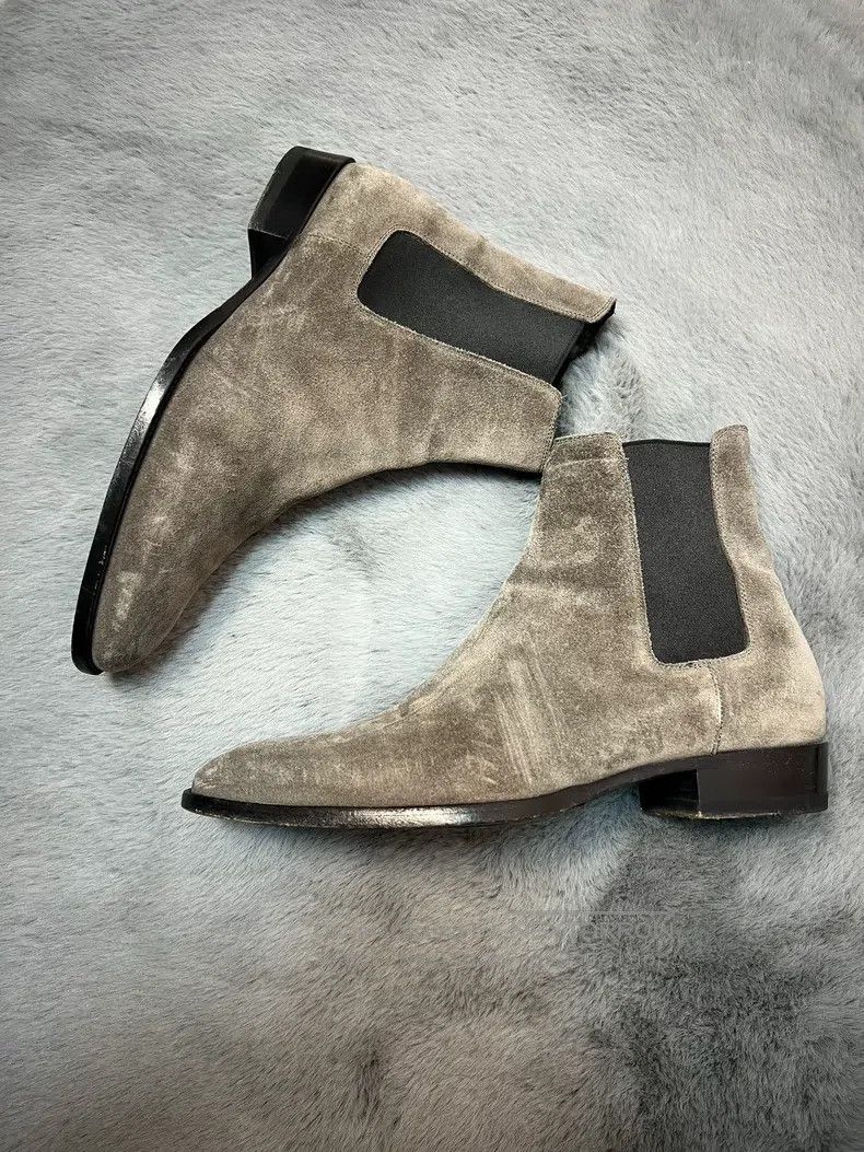 Saint Laurent Paris Saint Laurent Paris Basic Chelsea Boots Size US 10.5 / IT 40.5 - 4 Thumbnail