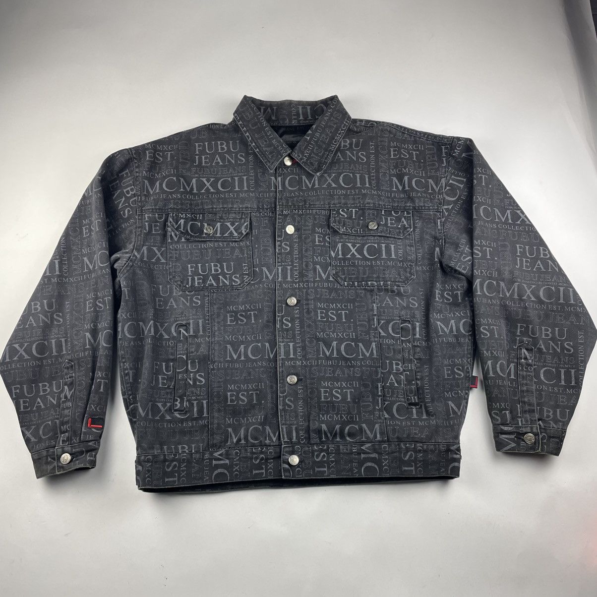 Fubu Vintage Fubu Platinum Fat albert denim jacket | Grailed