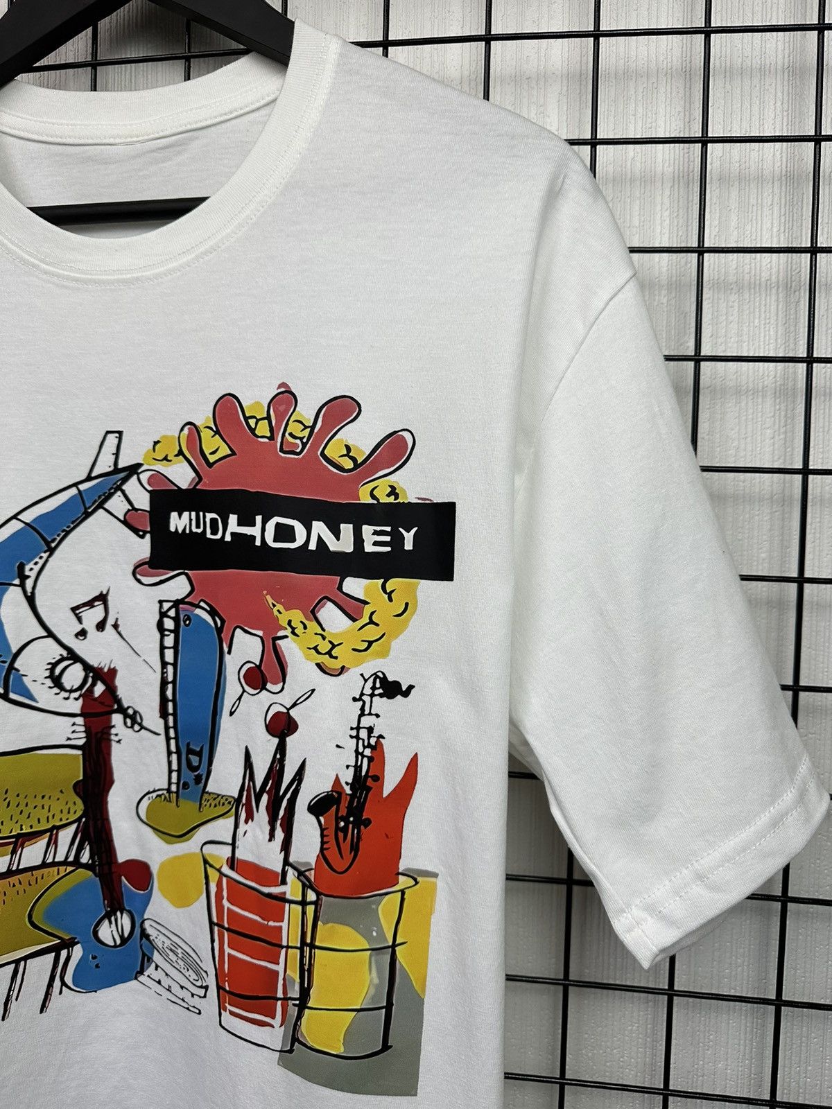 Band Tees × Vintage Mudhoney Rocket TShirt Band tee Men White L Size US L / EU 52-54 / 3 - 5 Thumbnail