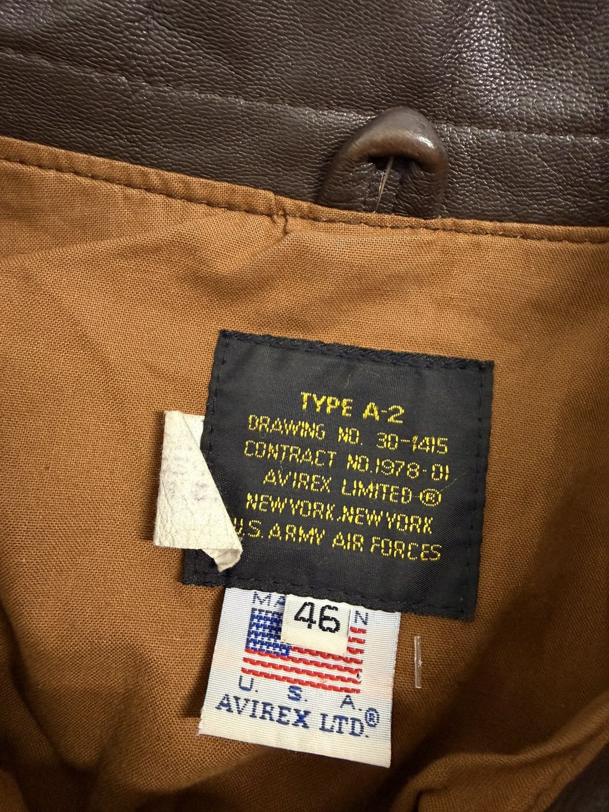 Avirex Vintage Avirex Aviator Military Leather Jacket Size US L / EU 52-54 / 3 - 10 Thumbnail