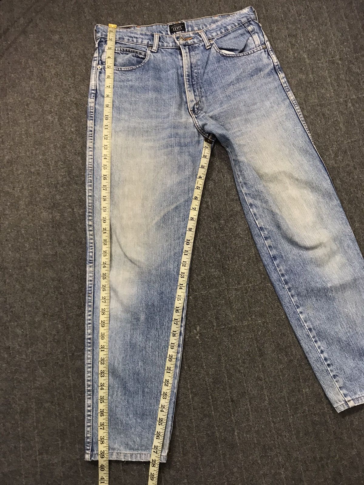 Levi's Vintage Clothing Levi's Strauss Japan Zipper Beauty Fade Denim Baggy Straight Size US 32 / EU 48 - 14 Thumbnail